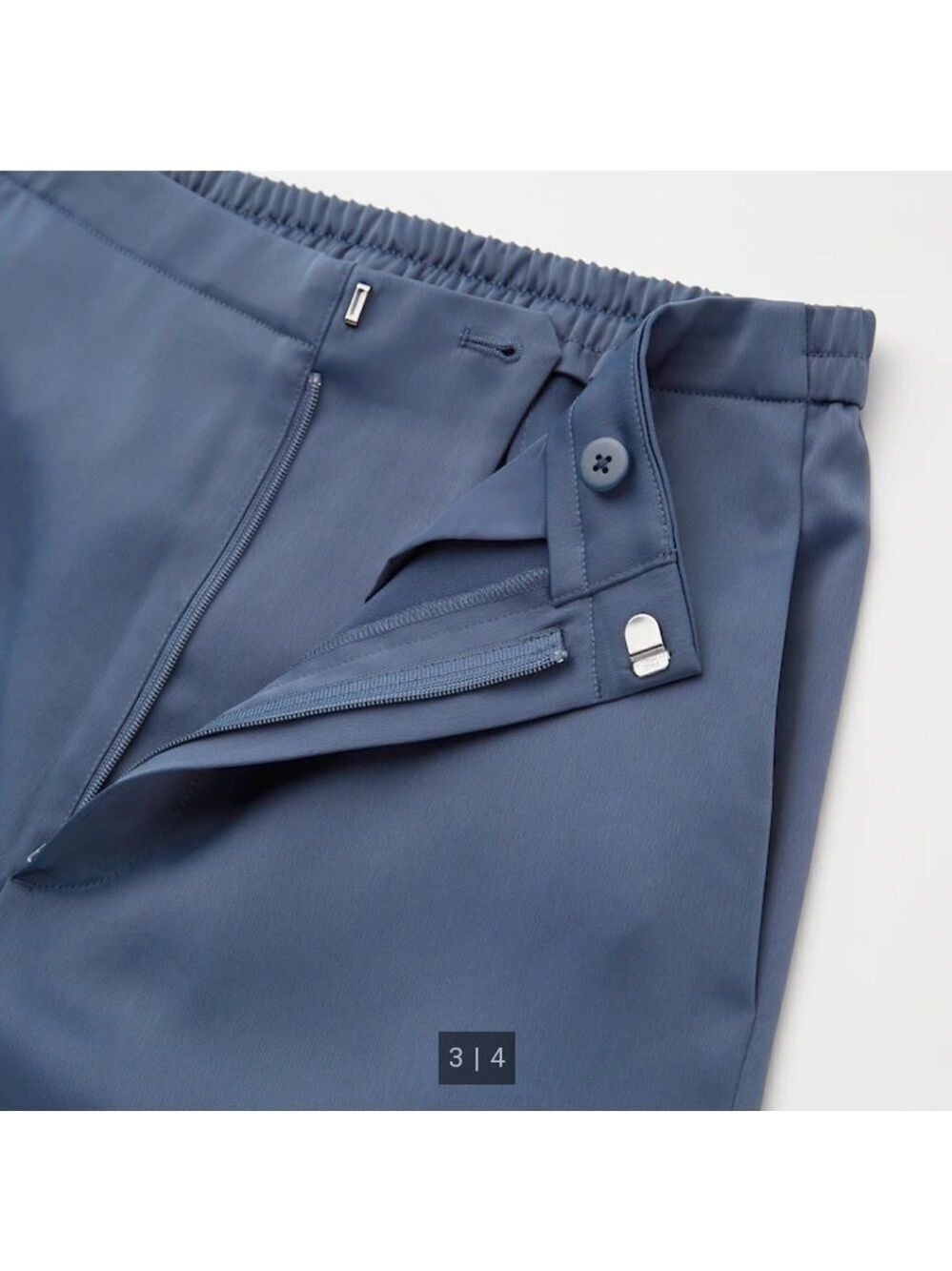 Uniqlo Satin Relaxed Straight Pants - Picture 4 of 5